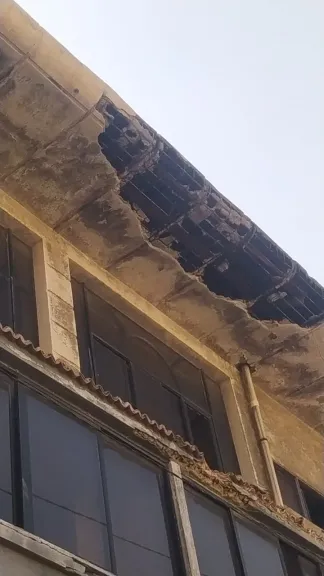سقوط سور نادي السلاح بالإسكندرية دون حدوث إصابات