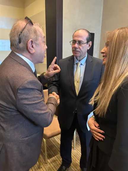 شرشر يشارك قيادات البنوك في فعاليات مؤتمر ”الناس والبنوك”