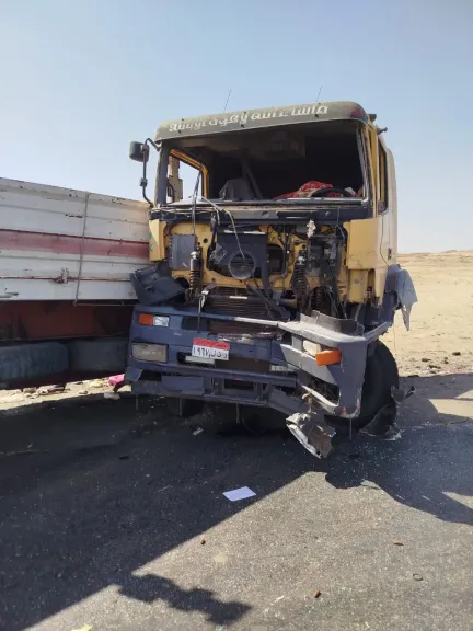 مصرع طالب في حادث تصادم سيارتين على طريق الغنايم بأسيوط