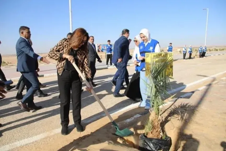 وزيرا التنمية المحلية و الزراعة يطلقان المرحلة الرابعة من المبادرة الرئاسية لزراعة... وزيرا التنمية المحلية و الزراعة يطلقان المرحلة الرابعة من المبادرة الرئاسية لزراعة ١٠٠ مليون شجرة