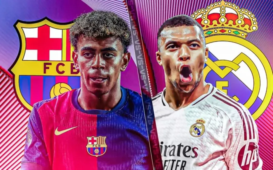 التشكيل الأقرب للكلاسيكو.. مبابي يقود هجوم الريال ويامال أساسي مع برشلونة التشكيل الأقرب للكلاسيكو.. مبابي يقود هجوم الريال ويامال أساسي مع برشلونة