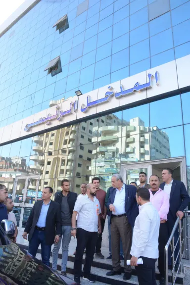 محافظ الغربية في جولة مفاجئة بمستشفى طنطا العام الجديد ومحور محلة منوف محافظ الغربية في جولة مفاجئة بمستشفى طنطا العام الجديد ومحور محلة منوف