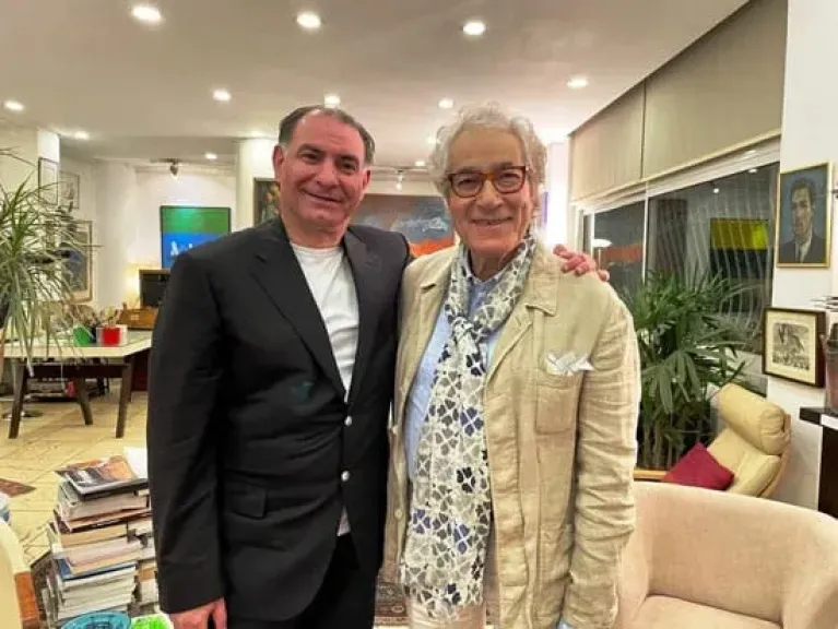 محمد فودة وفاروق حسني