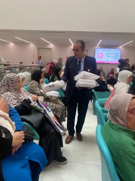 النيل للصناعات النسجية وبهية معاً للتوعية بالكشف المبكر النيل للصناعات النسجية وبهية معاً للتوعية بالكشف المبكر