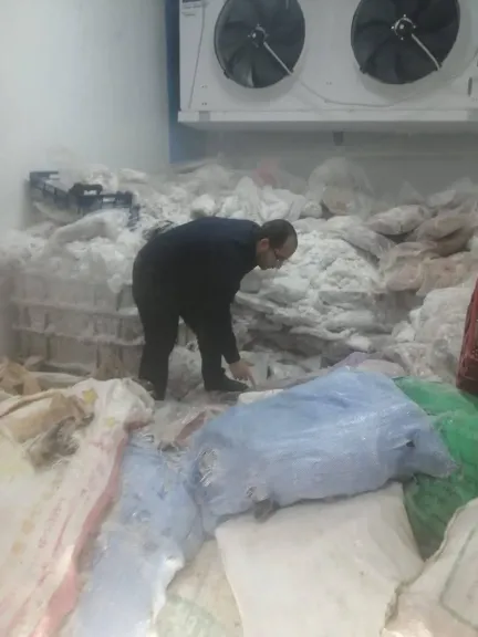 ضربة موجعة لتجار الغذاء الملوث.. 38 طن لحوم فاسدة في شبرا الخيمة ضربة موجعة لتجار الغذاء الملوث.. 38 طن لحوم فاسدة في شبرا الخيمة