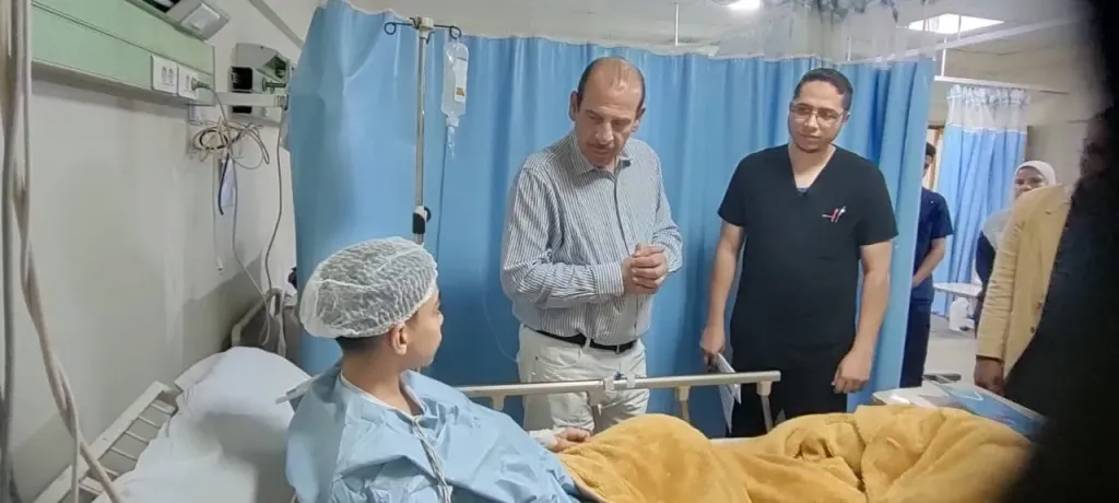 نائب وزير الصحة يتفقد مستشفى بني سويف التخصصي ويوجه بتلافي السلبيات في... نائب وزير الصحة يتفقد مستشفى بني سويف التخصصي ويوجه بتلافي السلبيات في العيادة الشاملة للتأمين الصحي