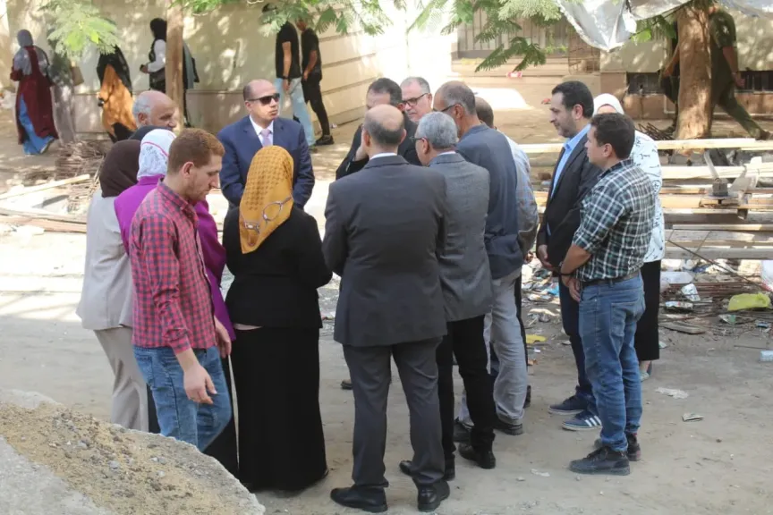 رئيس جامعة المنصورة : تطوير شامل للبنية التحتية التعليمية والطبية لتحقيق التحول نحو جامعة ذكية