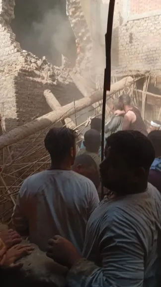 إصابة شخصين في انهيار منزل بأسيوط