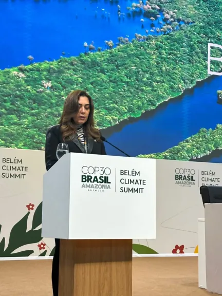 نيابة عن الرئيس السيسى.. وزيرة البيئة تلقى كلمة مصر فى ”قمة القادة” ضمن فعاليات مؤتمر المناخ ”COP30” بالبرازيل