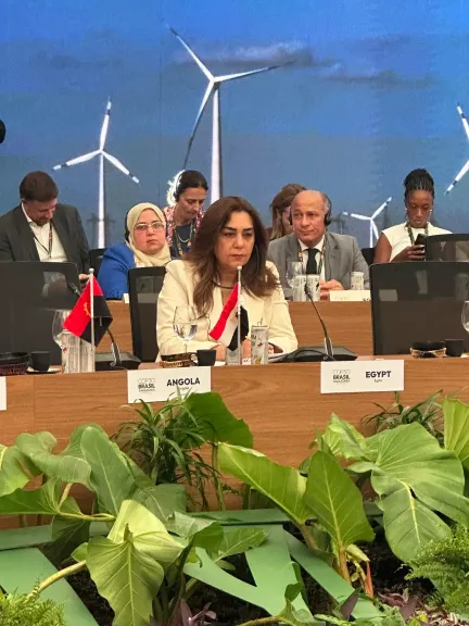 منال عوض:نتتوسع في الطاقة المتجددة للوصول إلى 42% من الكهرباء النظيفة بحلول عام2030