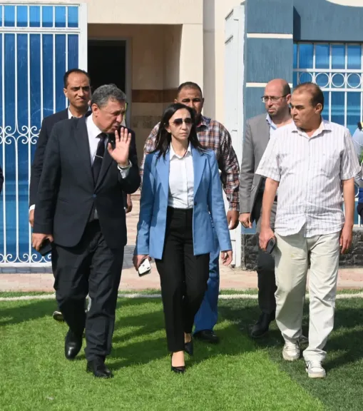 محافظ البحيرة تتفقد مدرسة STEM المتفوقين بدمنهور