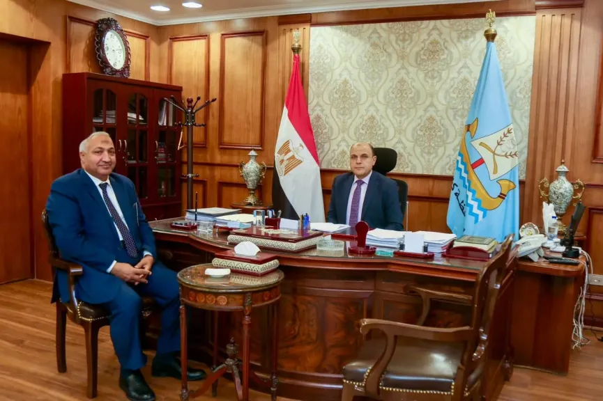 محافظ كفرالشيخ يناقش مع رئيس القسم القضائي الجديد سبل تعزيز التعاون مع هيئة قضايا الدولة لحماية المال العام وتحقيق سيادة القانون