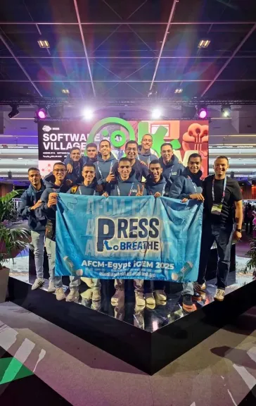 الفريق البحثى لكلية الطب بالقوات المسلحة يحصل على الميدالية الذهبية فى المسابقة العالمية للهندسة الوراثية