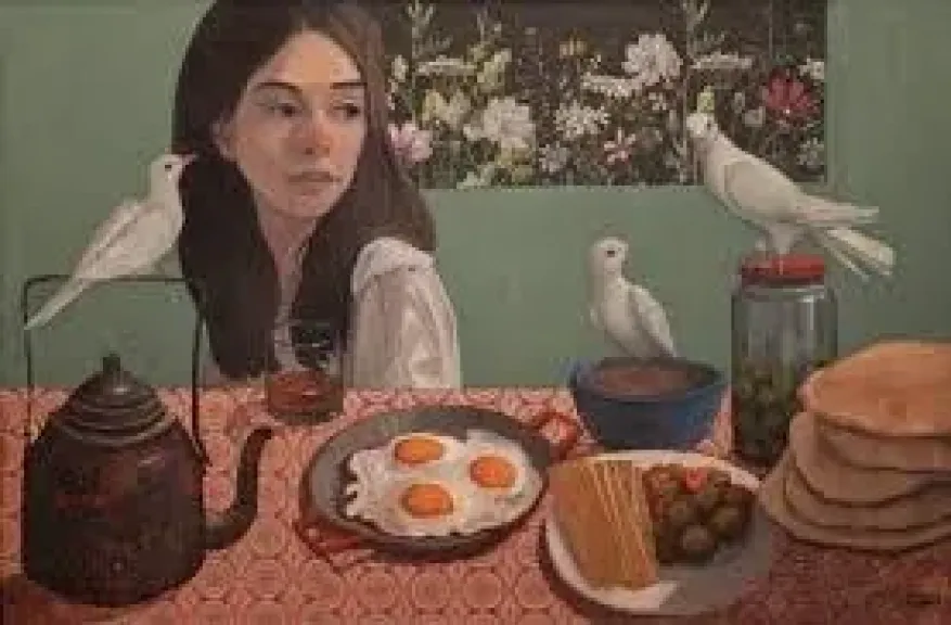 بعد جائحة كورونا التي عاشتها ... افتتاح معرض فني لرسومات الفنانة رندة فخري بالإسكندرية