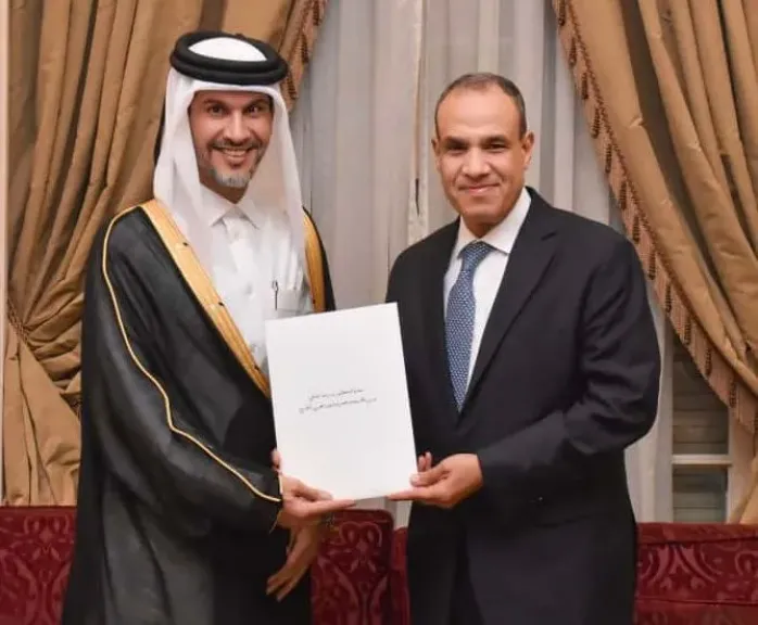 سفير قطر الجديد جاسم بن عبد الرحمن آل ثاني يقدم أوراق اعتماده لوزير الخارجية