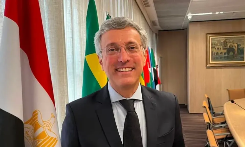 سفير البرازيل بالقاهرة باولينو فرانكو  في تصريحات خاصة للنهار :  العلاقات المصرية البرازيلية شهدت طفرة في الفترة الاخيرة غير مسبوقة