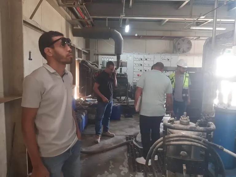 لجنة محلية  تُجري معاينات إنشائية لمواقع شركة أبو سومة للتنمية السياحية بسفاجا