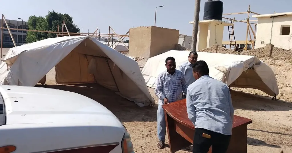 الطب البيطري يتابع تجهيزات مشروع ”صقر 157” بالبحر الأحمر