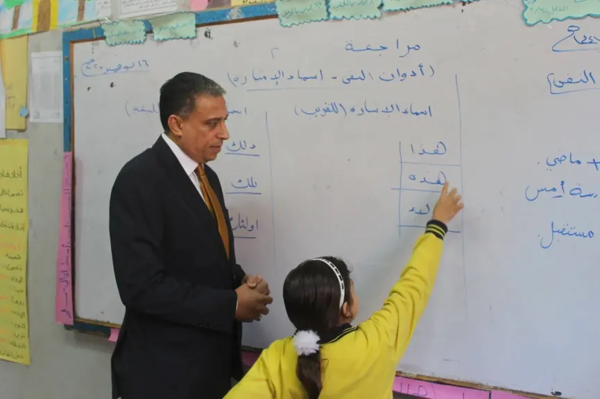«عطية» يتفقد مدارس جنوب الجيزة والعمرانية.. ويؤكد: المتابعة رؤية عمل تُرسّخ جودة التعليم
