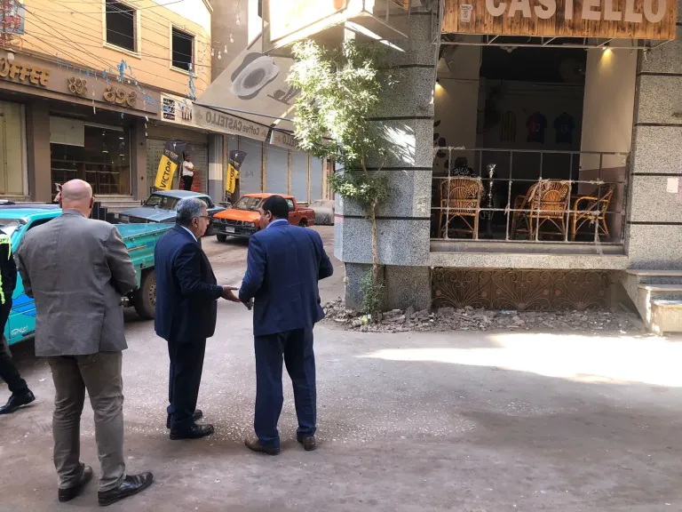 محافظ الدقهلية في جولة ميدانية بلزعفران و التشديد على إزالة كافة الإشغالات وعدم عودتها مرة أخرى