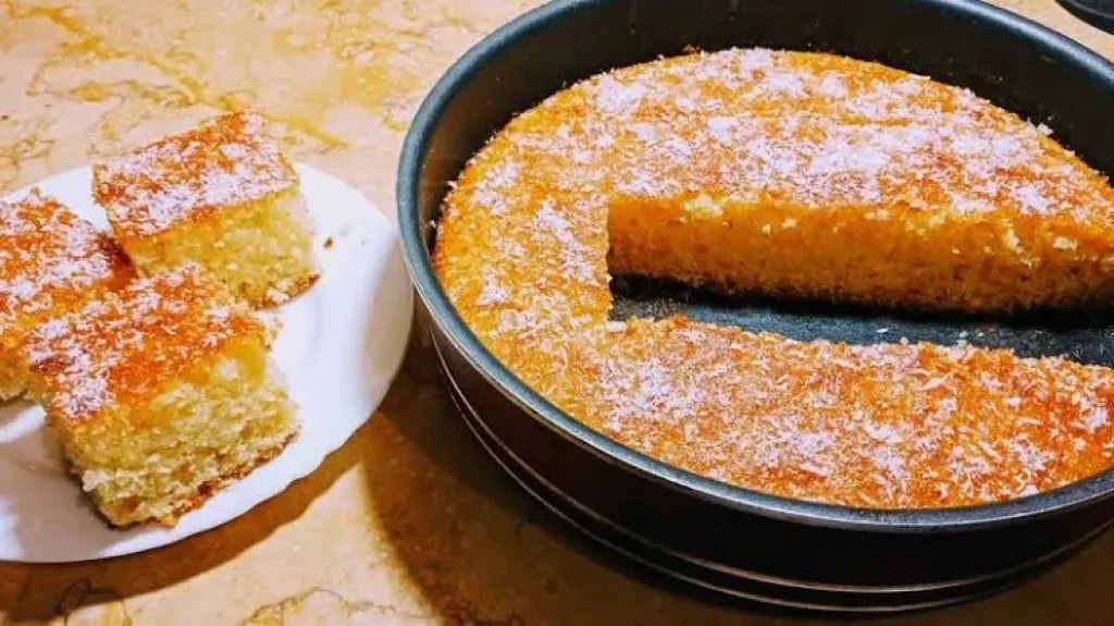 طريقة تحضير البسبوسة في المنزل بأسهل طريقة