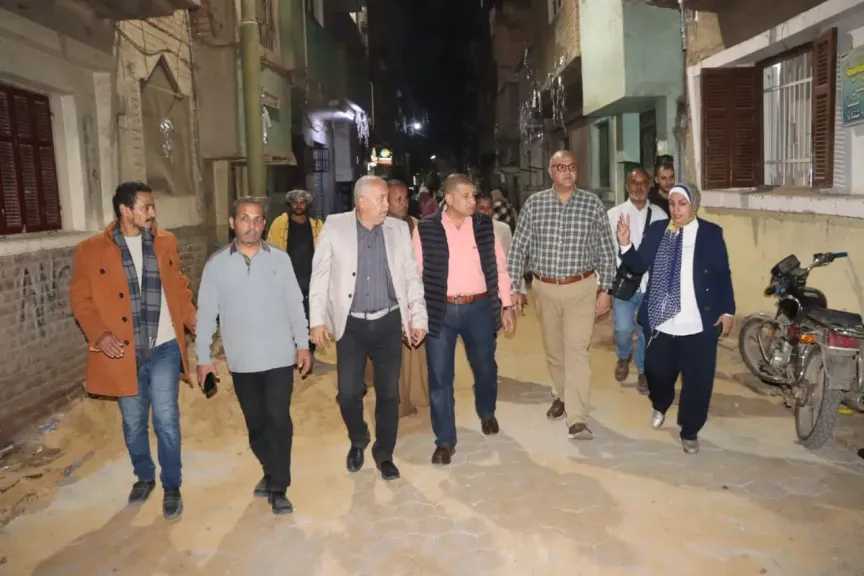 محافظ القليوبية يتفقد أعمال رصف شوارع طوخ وقليوب ضمن الخطة الإستثمارية