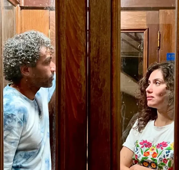 صدقي صخر من كواليس فيلم قفلة المشارك في مهرجان القاهرة السينمائي