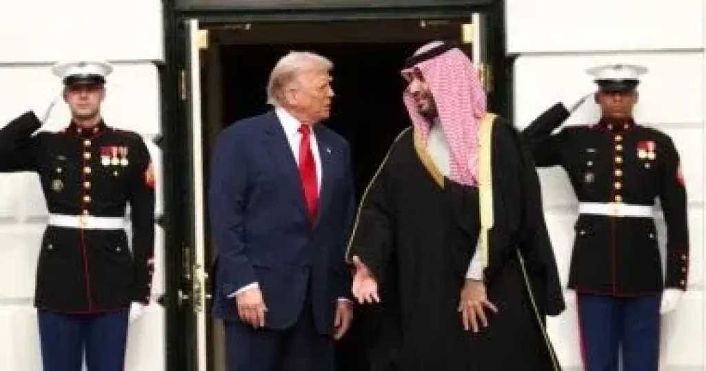 ترامب يستقبل ولى العهد السعودى بالبيت الأبيض