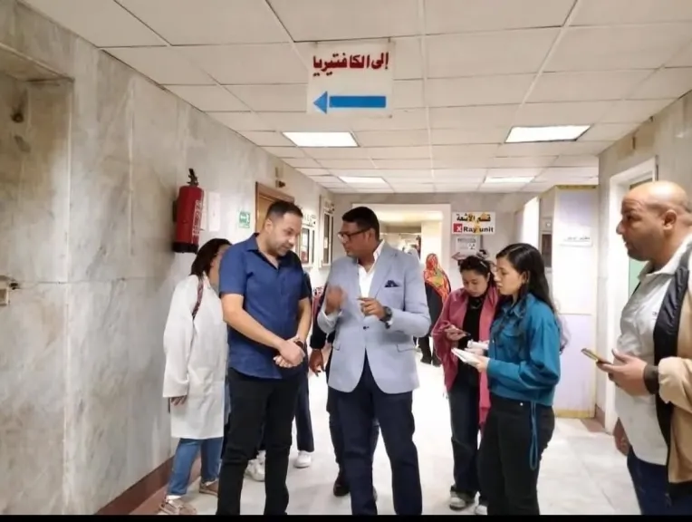 مرور وكيل صحة بالبحر الأحمر على مستشفى الغردقة العام