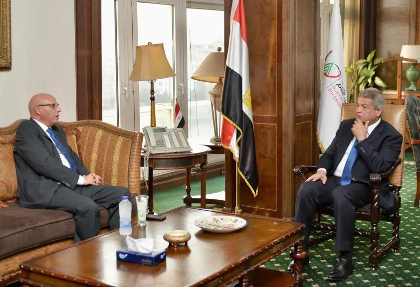 رئيس قطاع الإعلام والاتصال بالجامعة العربية  يلتقي رئيس المجلس الأعلى لتنظيم الإعلام