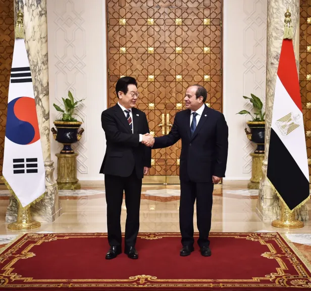 الرئيس الكوري يشيد بالإنجازات التي حققتها مصر.. ماذا قال؟