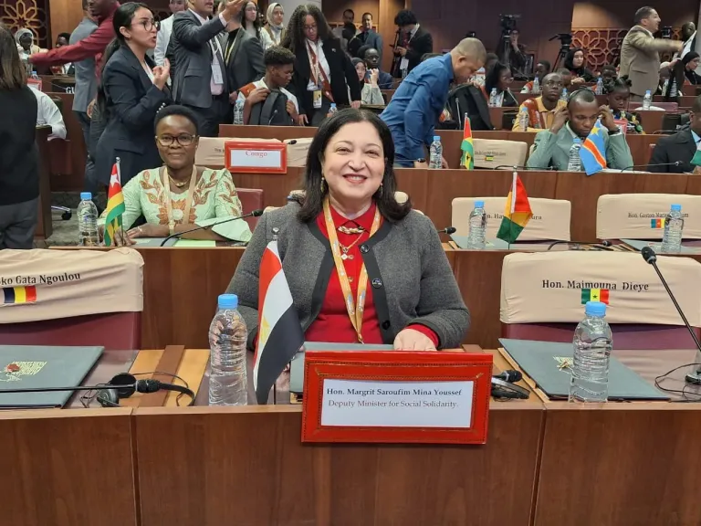 نائبة وزيرة التضامن تشارك فى فعاليات انطلاق المنتدى الأفريقى الأول لبرلمان الطفل بالرباط
