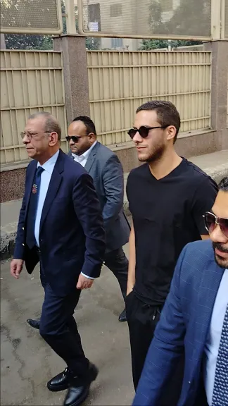 القبض على رمضان صبحي خلال محاكمته فى قضية تزوير  معهد أبو النمرس