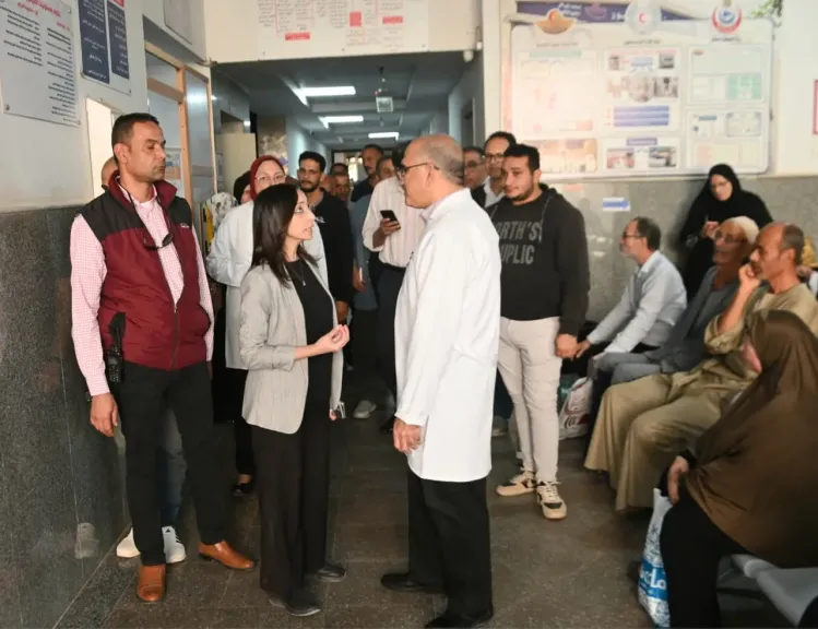 محافظ البحيرة تتفقد معهد أورام دمنهور وتوجه بحسن استقبال المرضى والمترددين