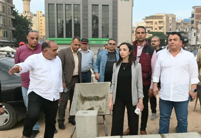 محافظ البحيرة تتفقد أعمال تطوير ميدان المحطة بدمنهور