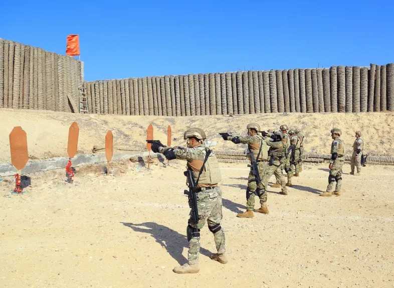 قتال جوي ورماية بالذخيرة الحية في فعاليات التدريب المشترك ميدوزا 14