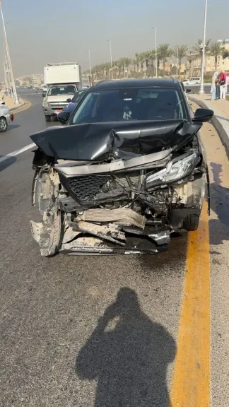 أحمد بتشان ينجو من الموت بعد تعرضه لحادث سير مروع