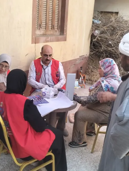 البحيرة: خدمات طبية وتوعوية خلال قافلة سكانية مجانية بالدلنجات