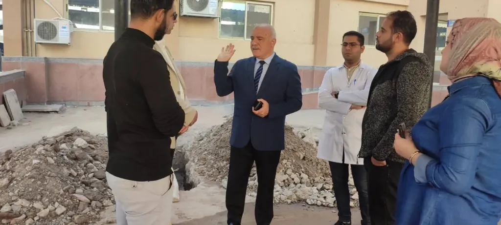 وكيل الصحة بالقليوبية يشهد إطلاق التيار بالمحولات الجديدة بمستشفى حميات بنها