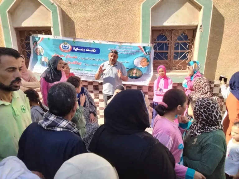 قوافل سكانية وطبية شاملة تجوب قرى البحيرة