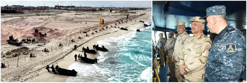 قصف جوي ورماية بالذخيرة الحية في ختام فعاليات التدريب العسكري المشترك ميدوزا 14 بحضور وزير الدفاع