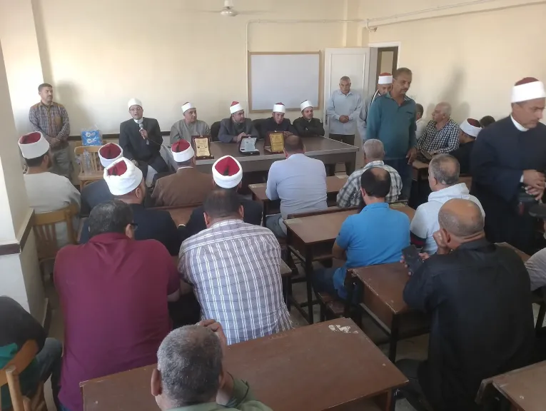 أوقاف جنوب سيناء تُنظم حفلاً لتكريم الشيخ ابرهيم أحمد مدير الدعوة ،لبلوغه سن المعاش