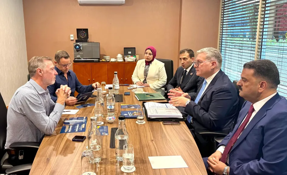 وزير البترول والثروة المعدنية  يبحث  مع شركة بل بوتر العالمية أليات تمويل مشروعات الاستكشاف