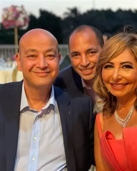 في حفل عائلي.. عمرو أديب ولميس الحديدى يحتفلون بقراءة فاتحة نجلهما نور