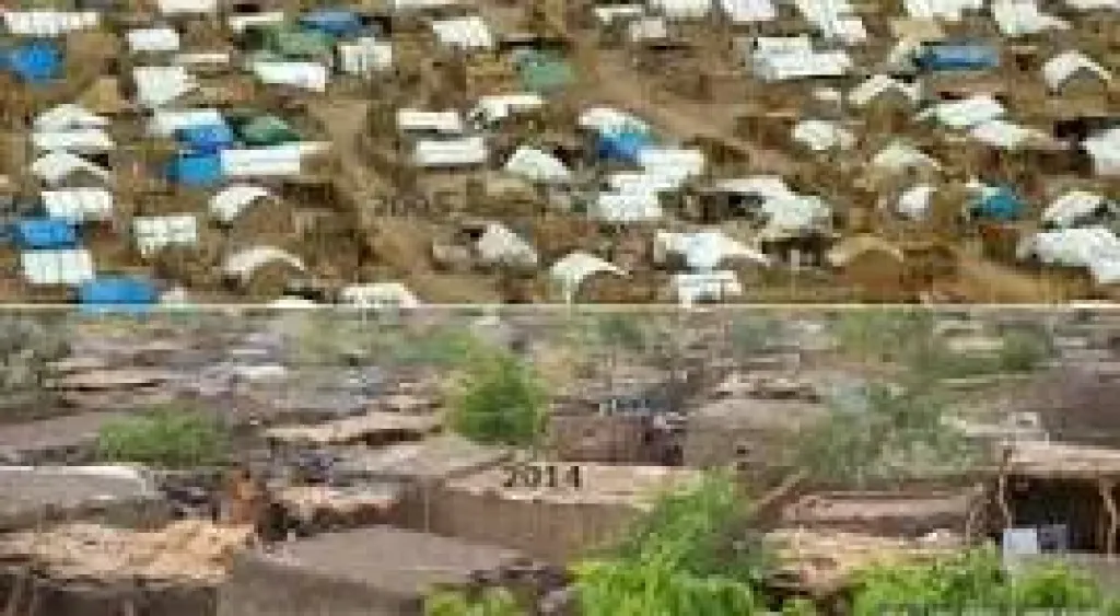 صورة من مخيمات دارفور