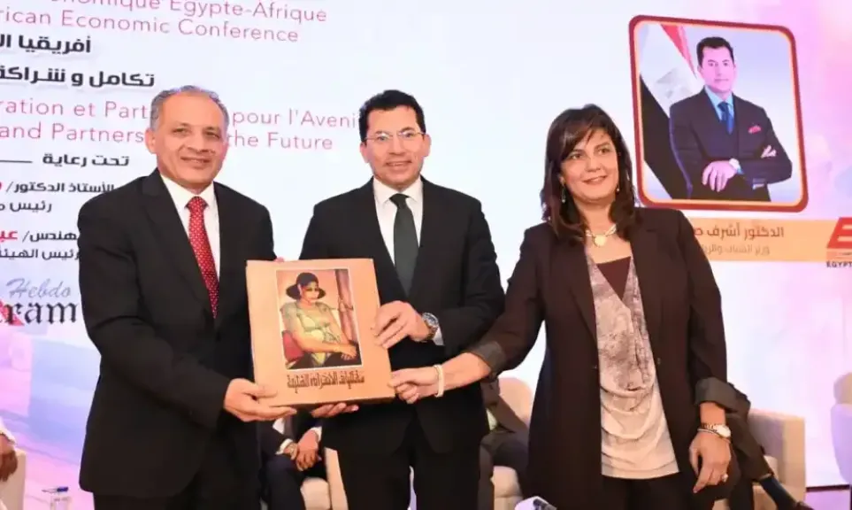 وزير الرياضة يشهد افتتاح المؤتمر الاقتصادي المصري الأفريقي