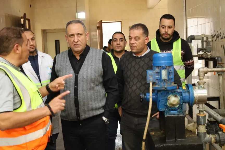 رئيس ”مياه الغربية” يتابع محطة زفتى الاستراتيجية ويوجه بصيانة شاملة لضمان جودة المياه