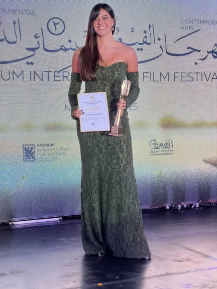 دعما للمواهب الشابة .. تكريم ميران عبد الوارث ضمن فعاليات مهرجان الفيوم الدولي