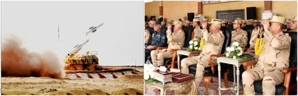 وزير الدفاع يشهد تنفيذ المرحلة الرئيسية للرماية الصاروخية لعناصر من قوات الدفاع الجوي