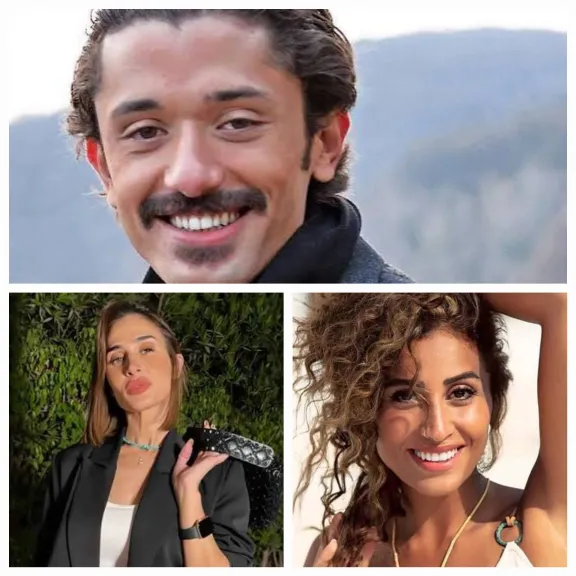 كريم محمود عبدالعزيز ودينا الشربيني وآن الرفاعي 